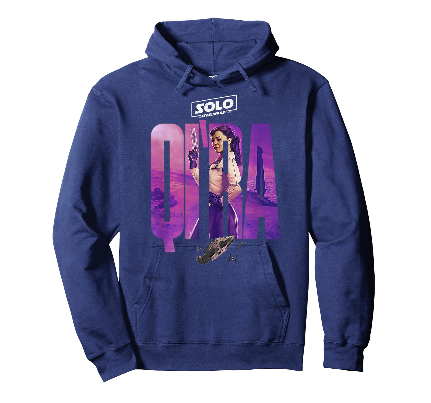 Star Wars Han Solo Movie Qi'ra Letter Drop Graphic T-Shirt T-Shirt