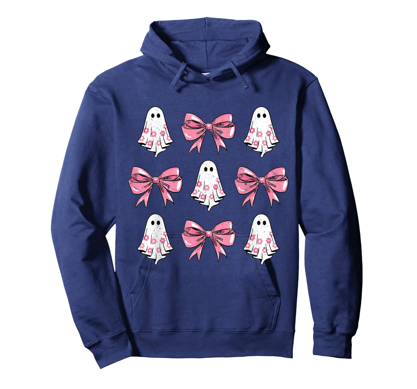 Cute Coquette Bow Halloween Costume Floral Ghost Boo T-Shirt