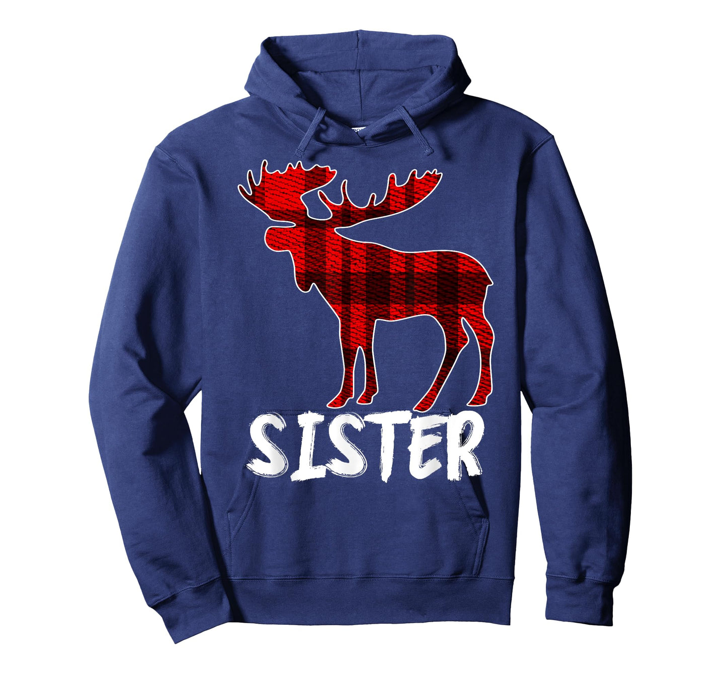 Sister Moose Plaid T-Shirt Christmas Pajama Family Matching