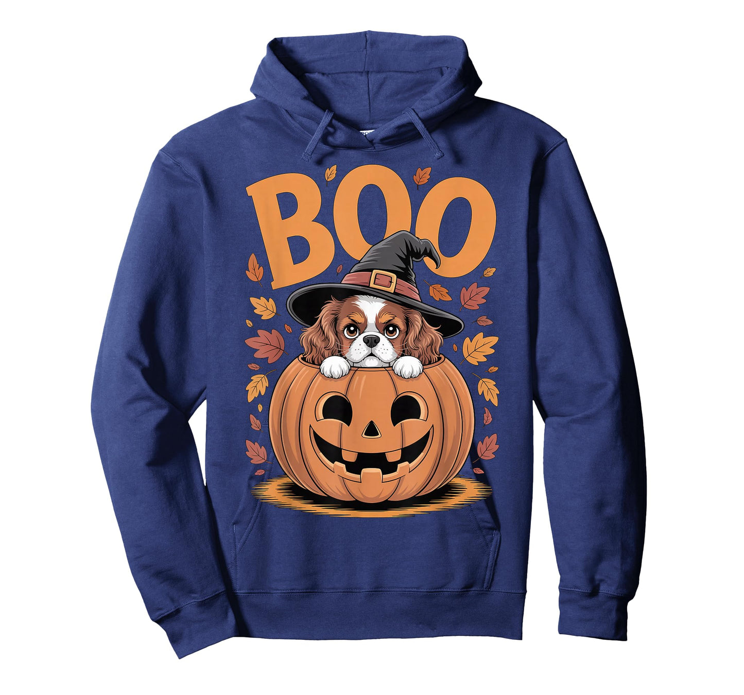 Pumpkin Halloween Cavalier King Charles Spaniel T-Shirt