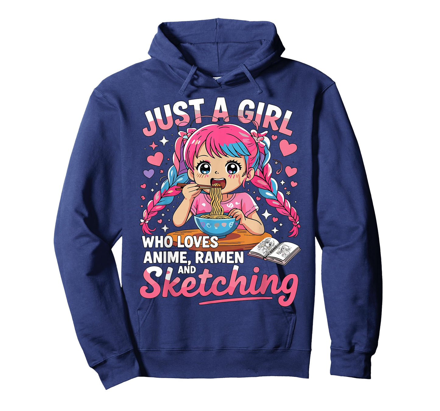 Ramen Lover Just A Girl Who Loves Anime and Sketching T-Shirt