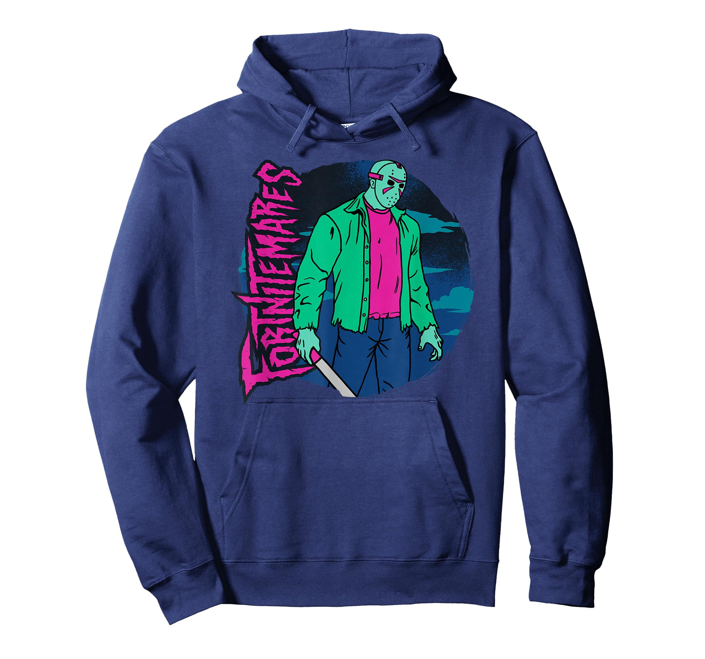 Fortnite Halloween Fortnitemares Jason Voorhees Neon Shot T-Shirt