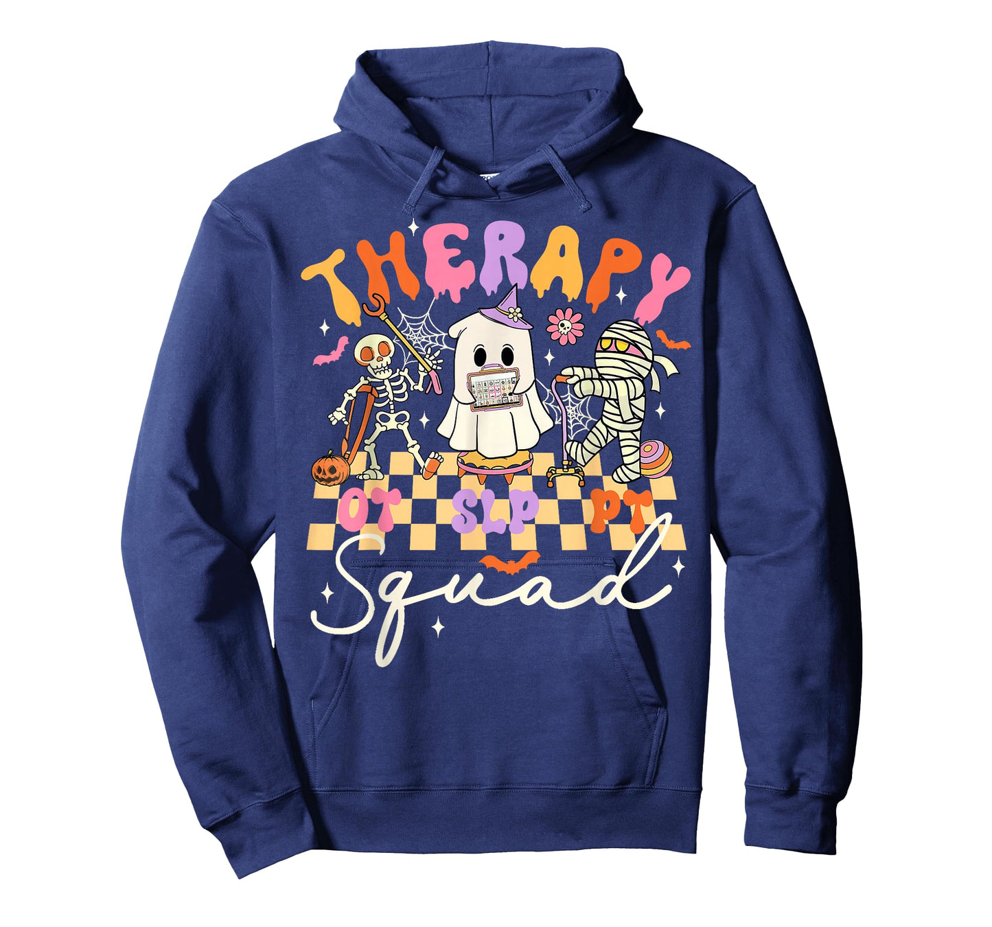 Retro Therapy Squad SLP OT PT Team Halloween Funny Physical T-Shirt