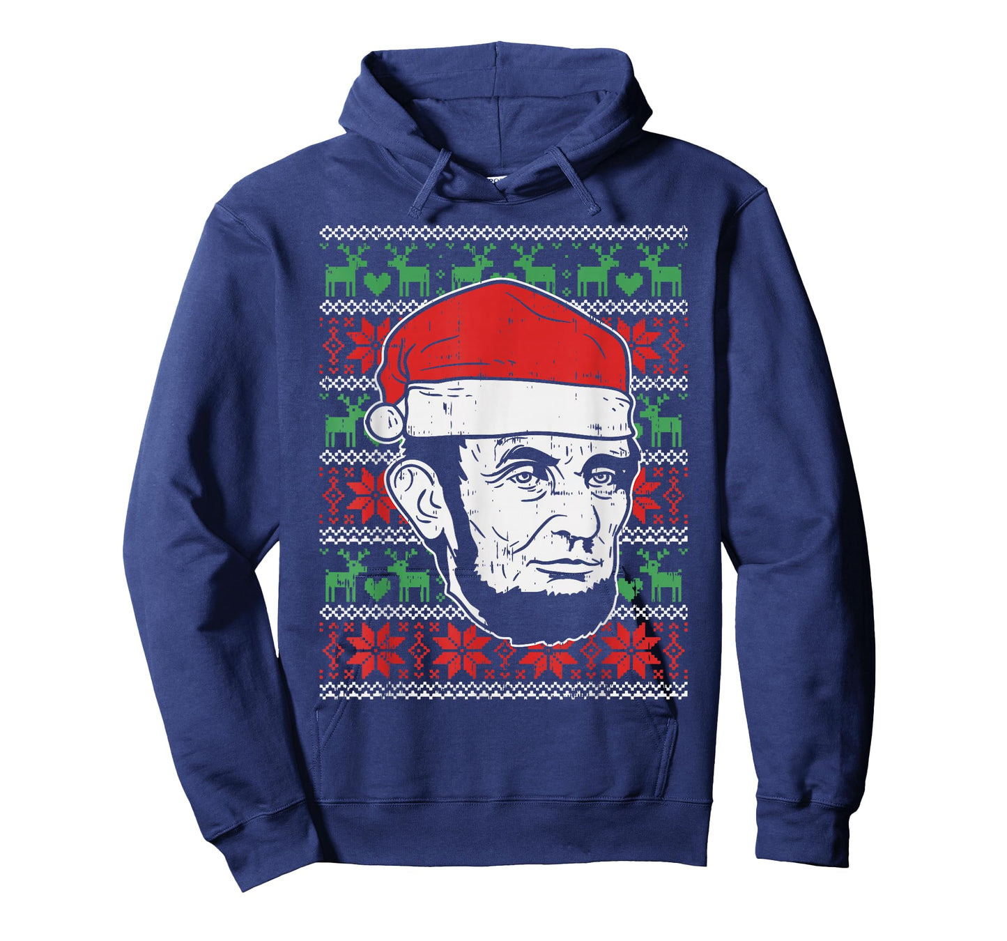 Ugly Christmas Abe Shirt Abraham Lincoln Santa Patriot Gift T-Shirt