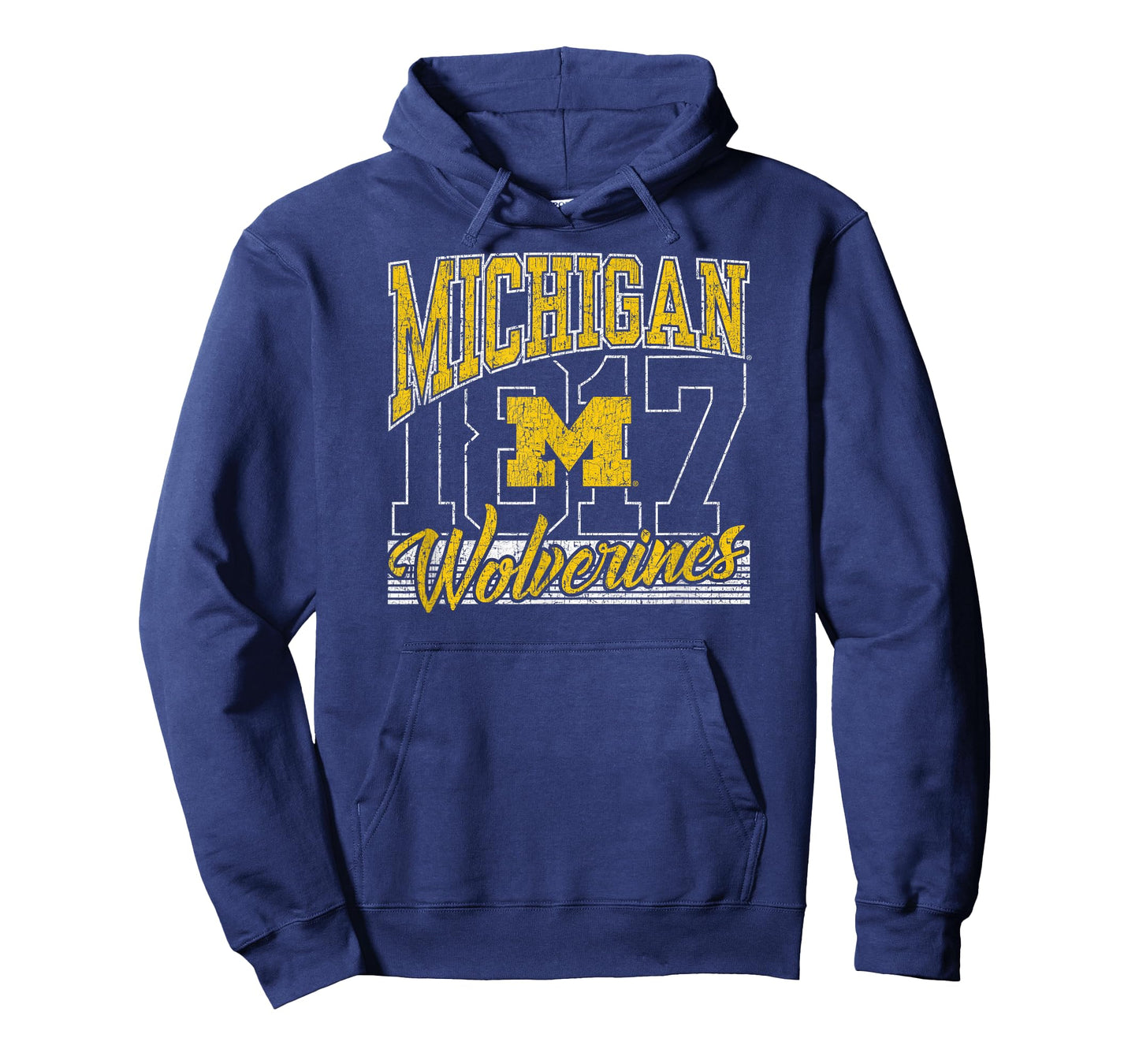 Michigan Wolverines Vintage 90's Rise Navy T-Shirt