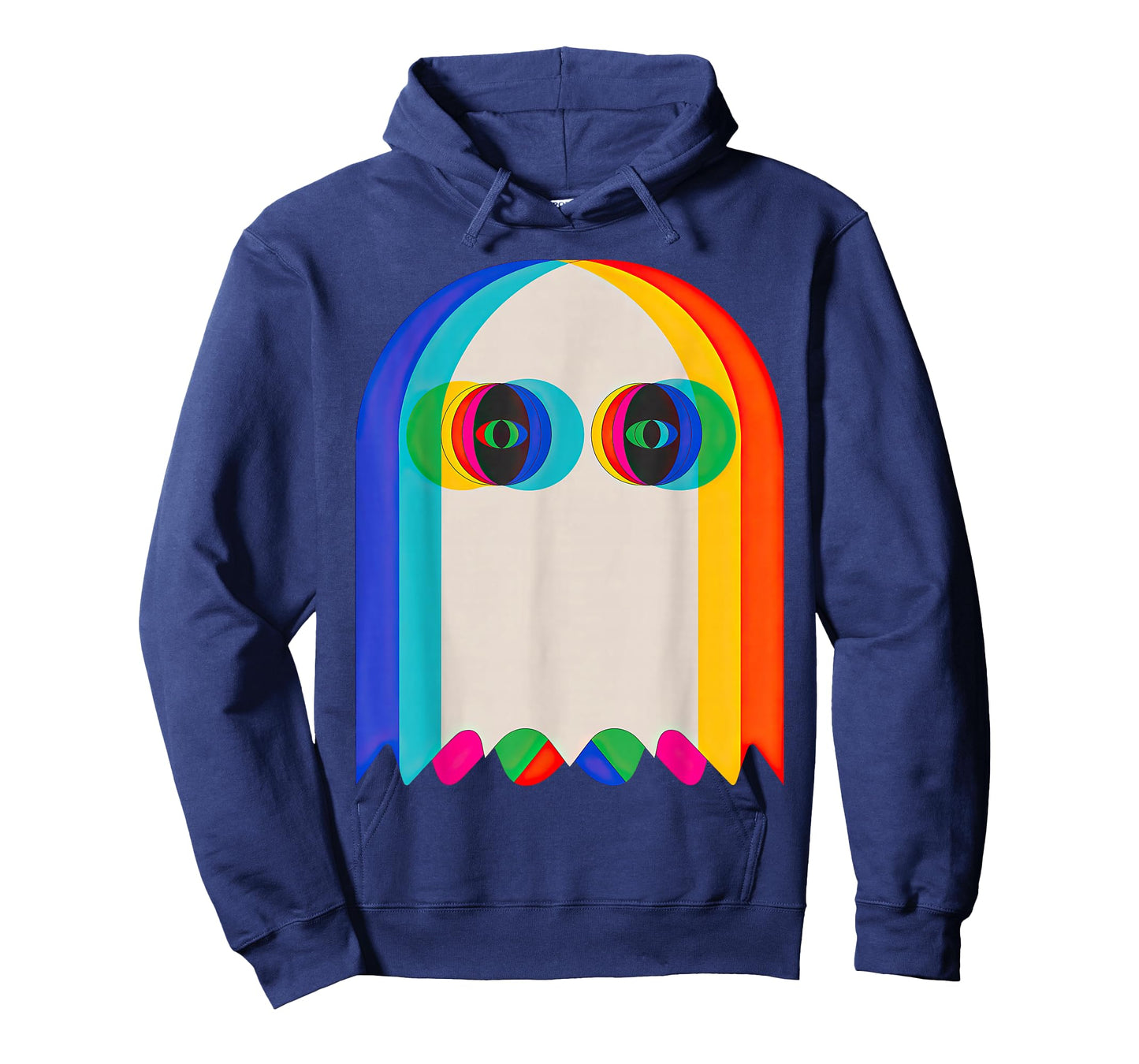 Ghost Trippy Vaporwave Halloween Techno Rave EDM T-Shirt