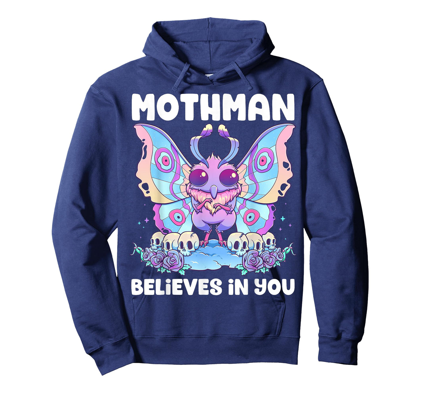 Pastel Goth Mothman Believes You Me Gothic Cryptid Wicca T-Shirt
