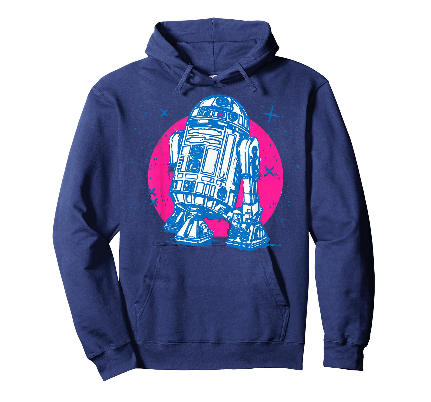 Star Wars R2-D2 Vintage Neon Retro Sparkly Badge T-Shirt T-Shirt