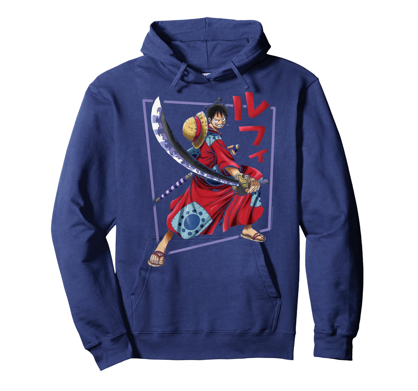 One Piece Anime Luffy Wano Costume Illustration T-Shirt