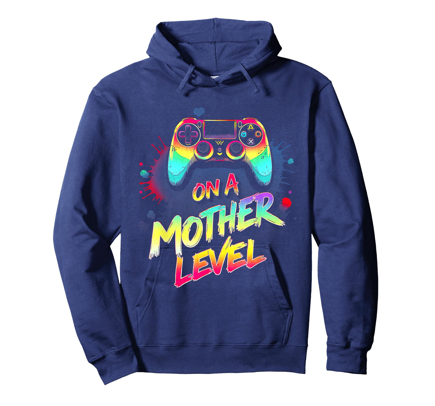 On A Mother Level Up Mothers Day Gamer Mom Retro Controller T-Shirt