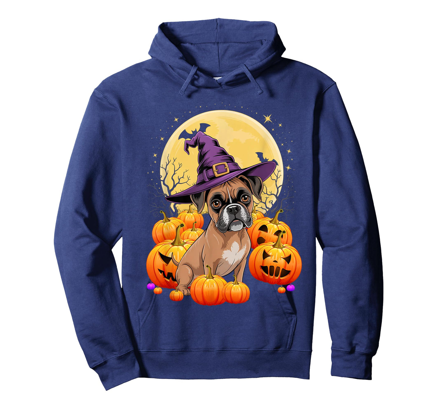Halloween Boxer Dog Pumpkin Costume for Men Women Kids T-Shirt
