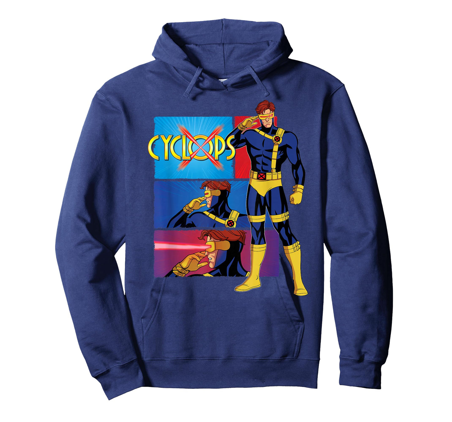 Marvel Studios X-Men โ97 Cyclops Optic Blast Action Panels T-Shirt