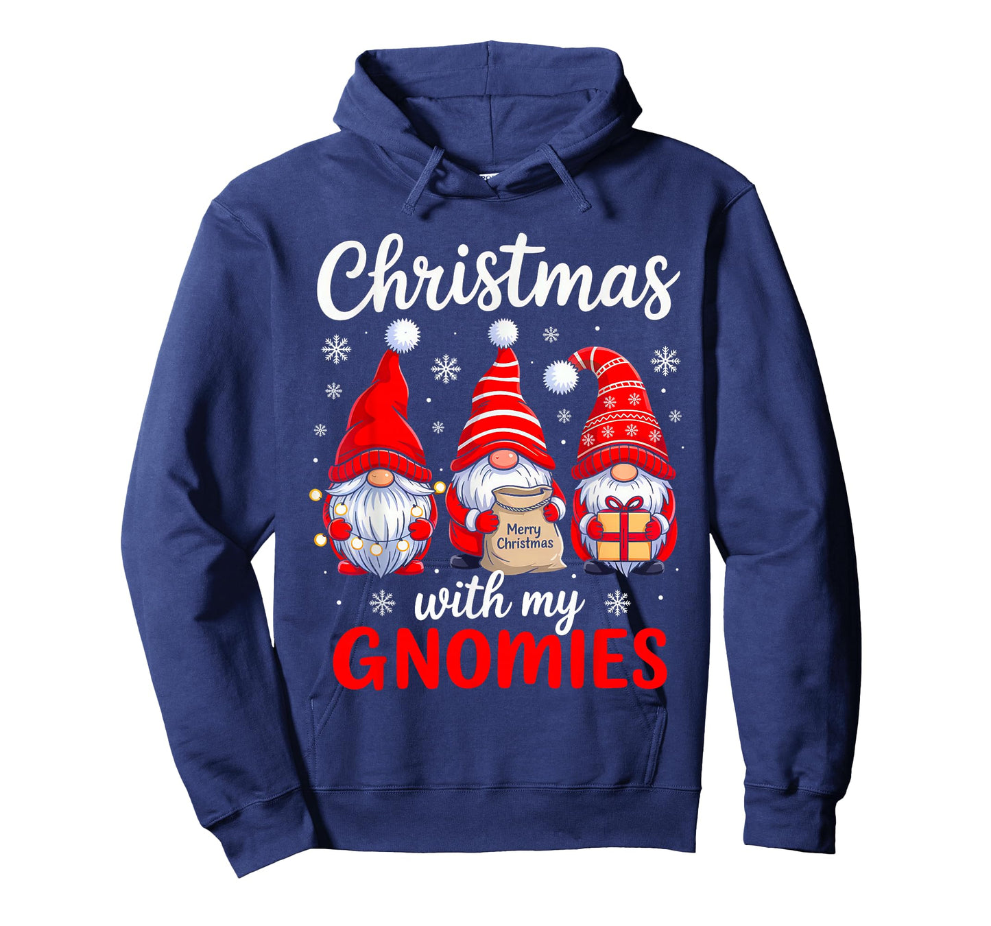 Christmas with My Gnomies Funny Xmas Gnome Men Women Kids T-Shirt