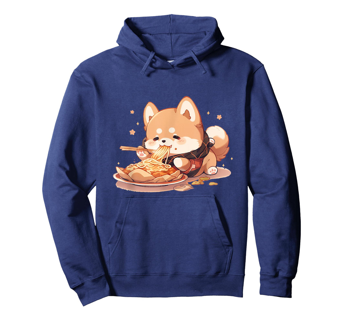 Kawaii Cute Anime Shiba Inu Dog Otaku Japanese Ramen Noodles T-Shirt