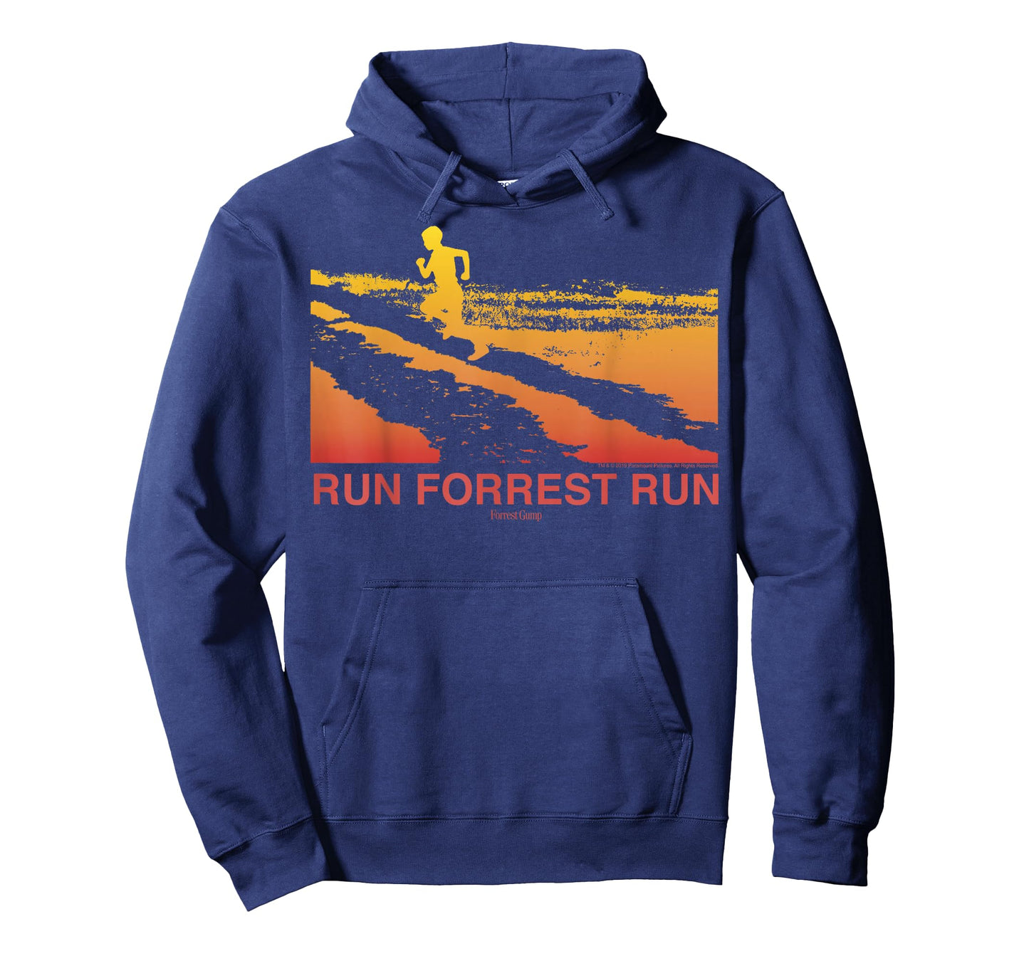 Forrest Gump Run Forrest Run Sunset Silhouette T-Shirt