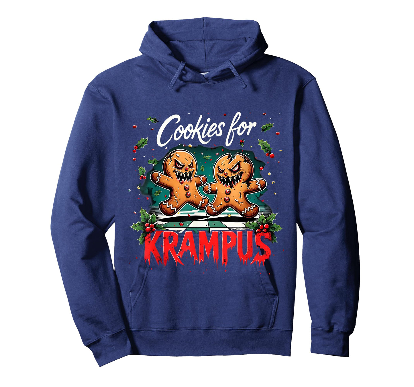 Cookies for Krampus Funny Gothic Christmas T-Shirt