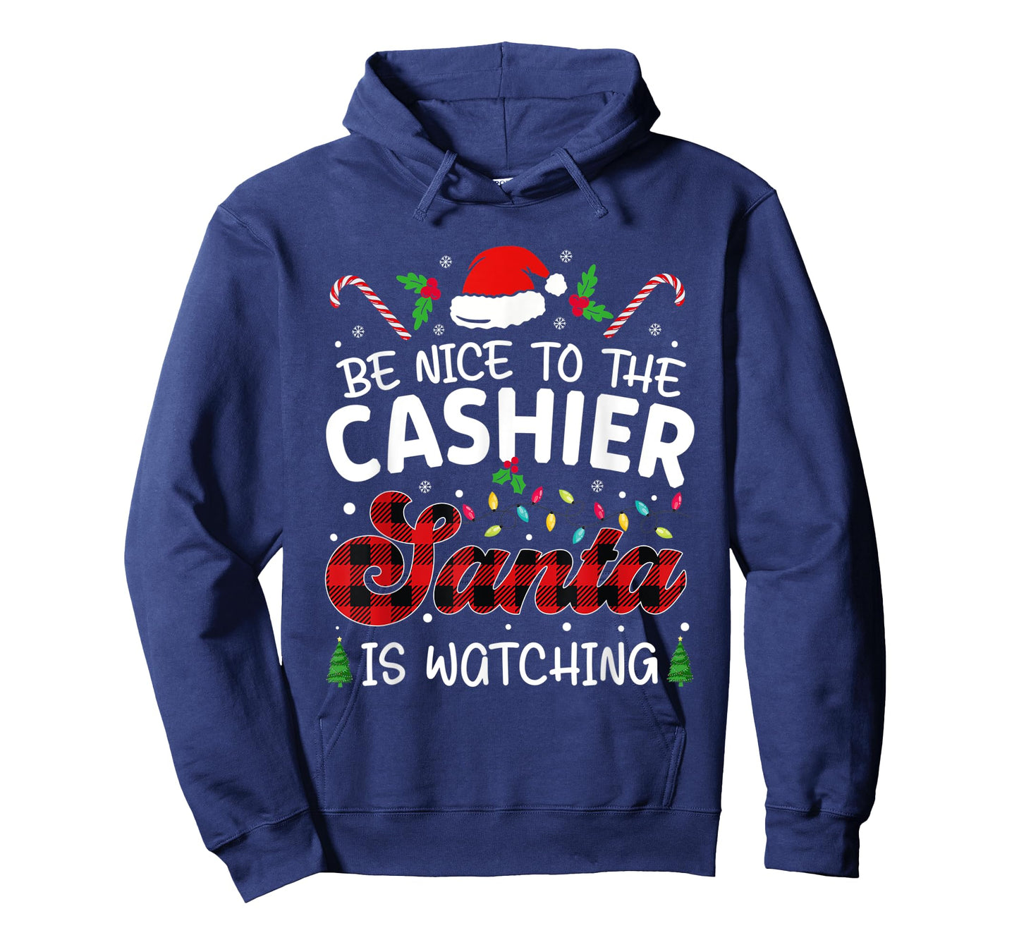 Be Nice to The cashier Santa Is Watching cashier christmas T-Shirt