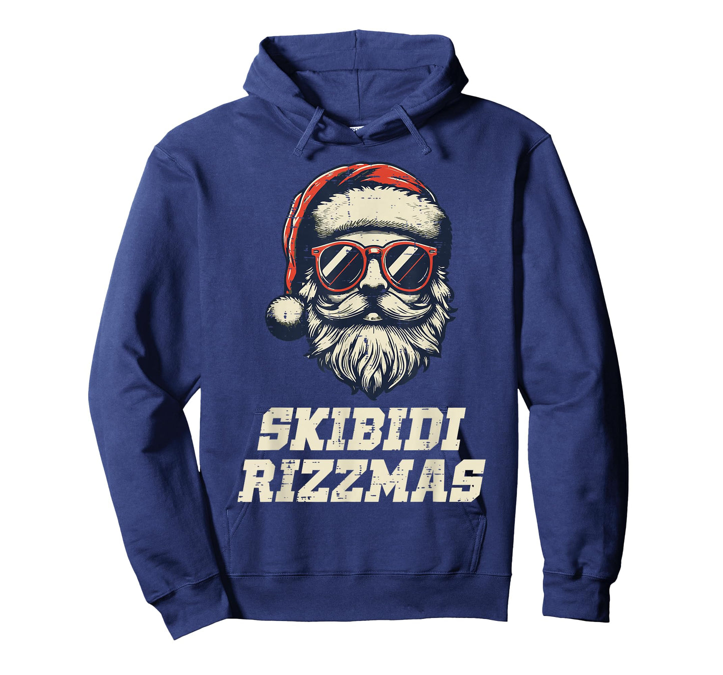 Skibidi Rizzmas Santa Funny Christmas Boys Teens Kids Men T-Shirt