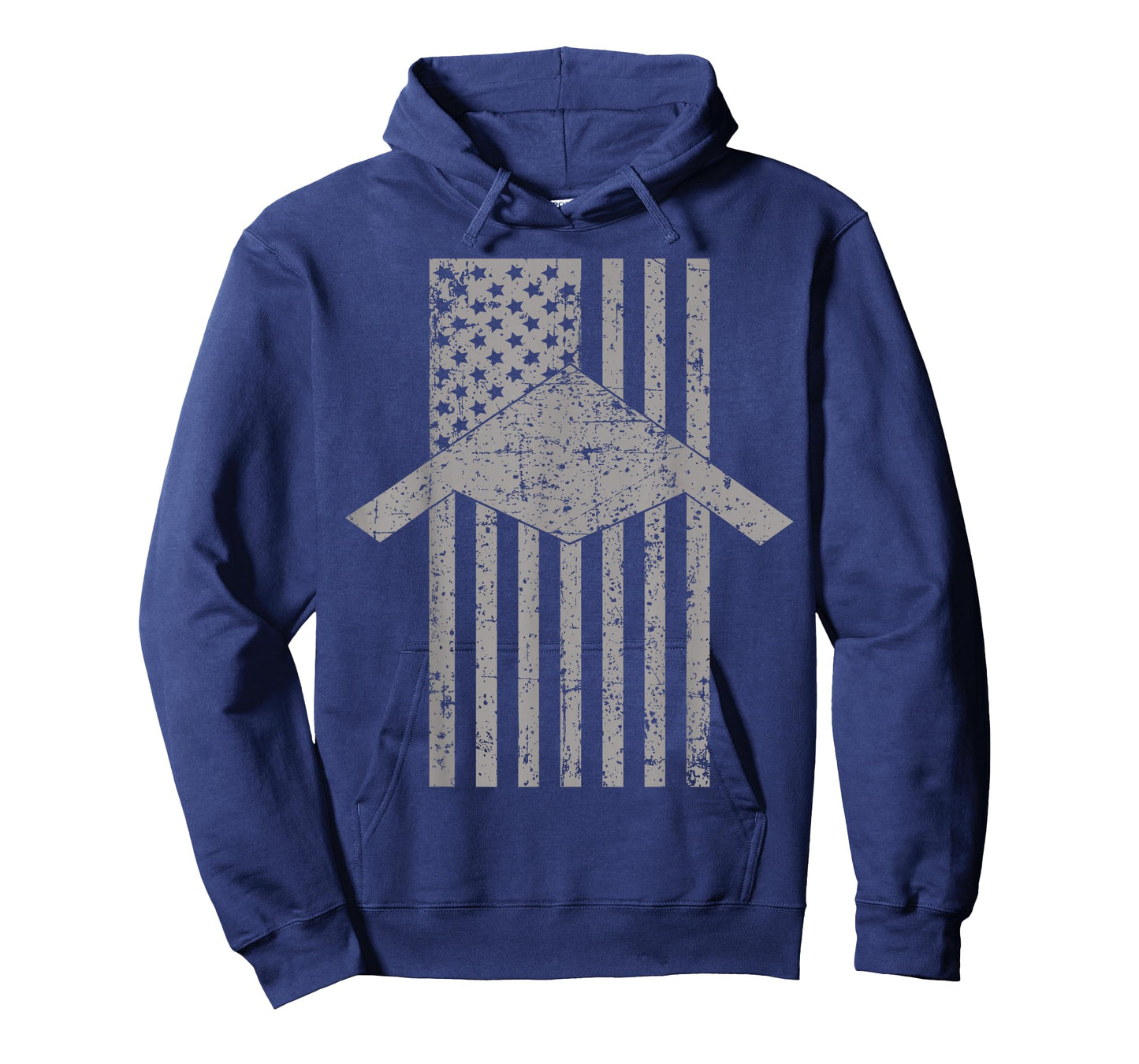 B-21 Raider Stealth Bomber Patriotic Vintage American Flag T-Shirt