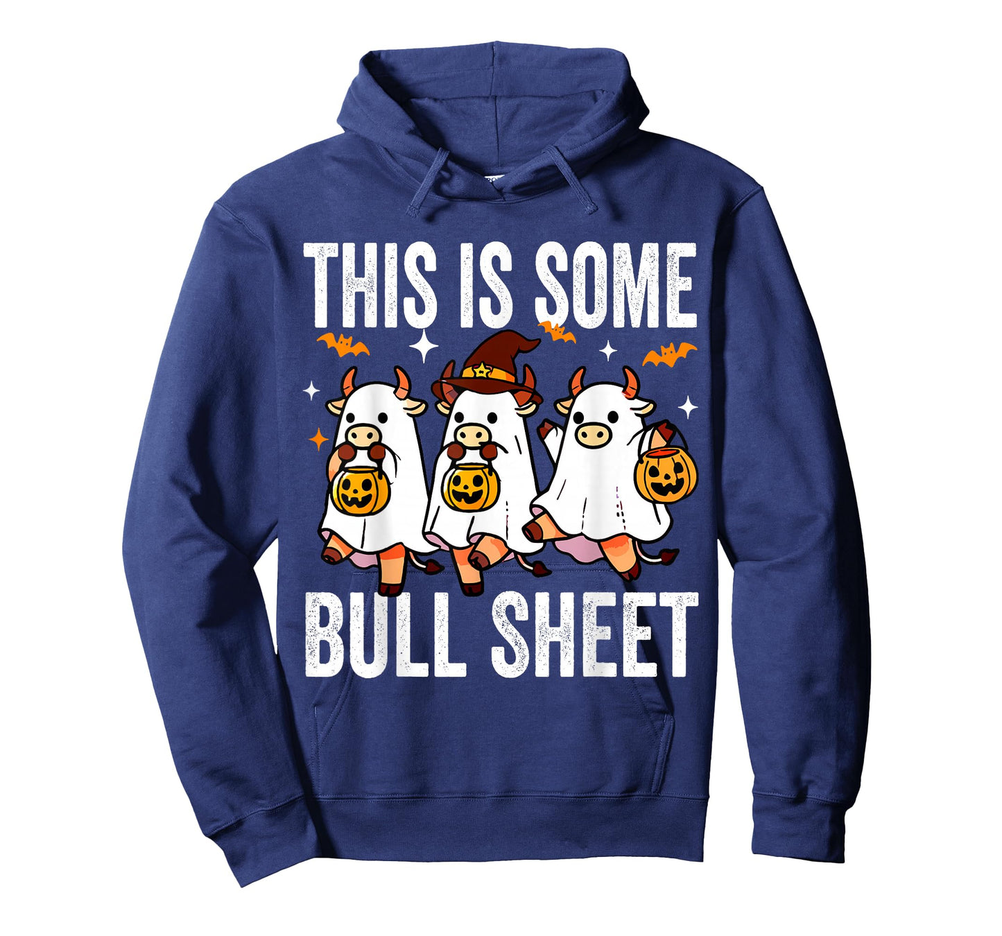 This is Some Bull Sheet Funny Halloween Cow Ghost Kid Outfit T-Shirt