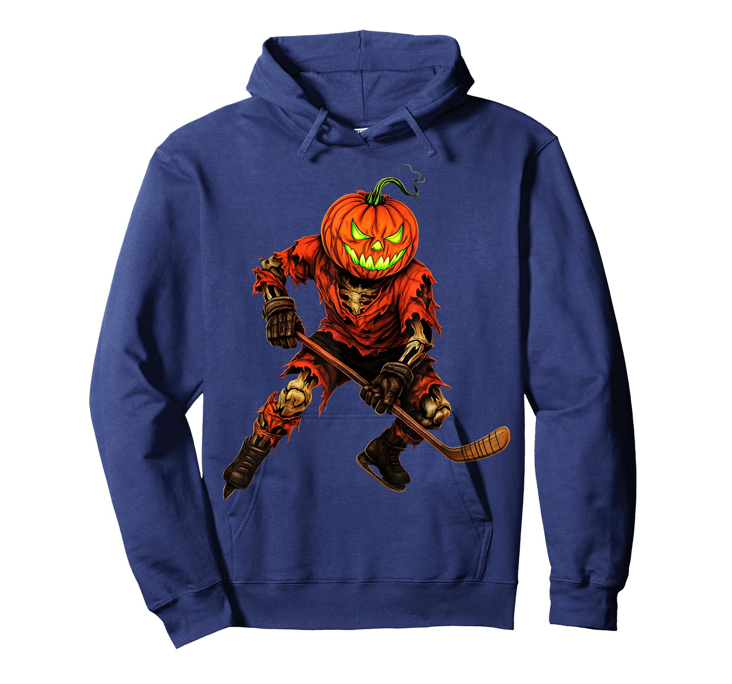Zombie Hockey Player Costume Skeleton Ice Hockey Halloween T-Shirt