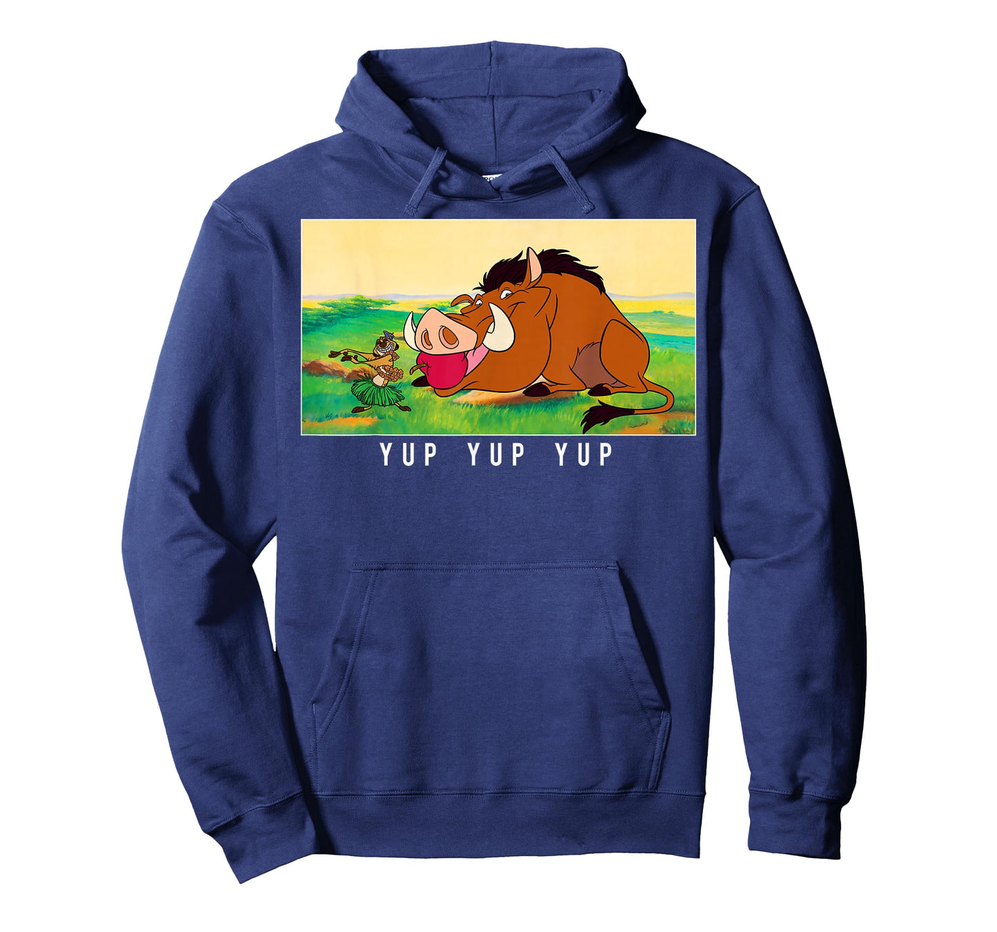 Disney Lion King Pumbaa Apple in Mouth Poster T-Shirt