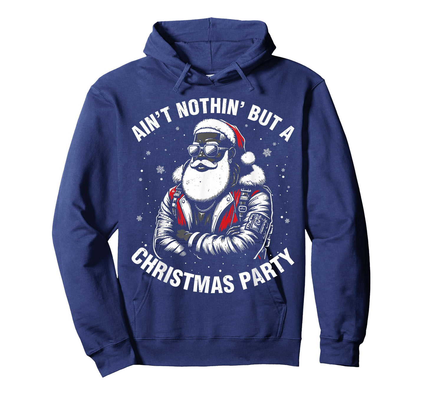 African American Santa Claus Christmas Pajama Men and Women T-Shirt