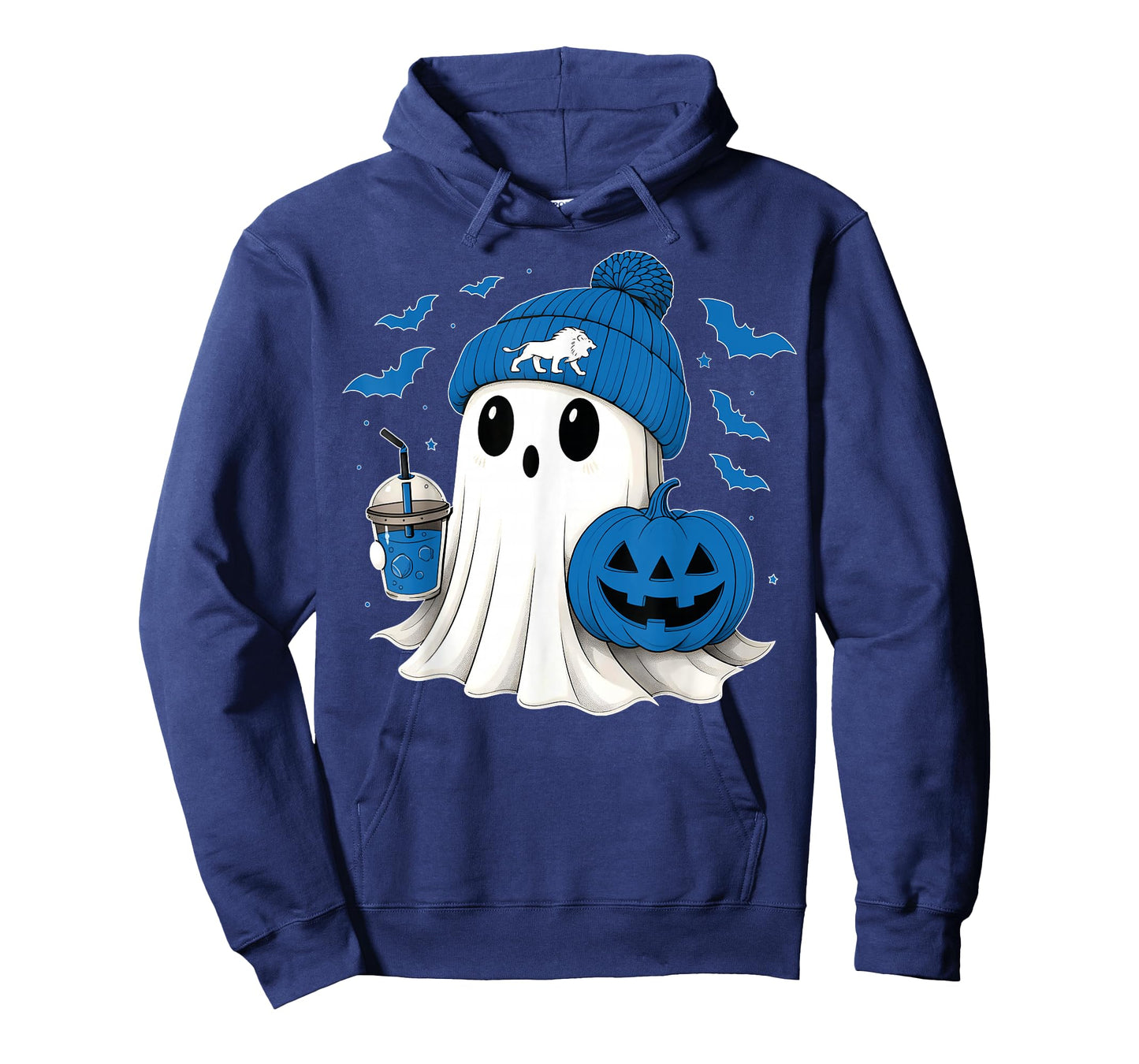 Vintage Retro Ghost Pumpkin Lion Gift for Men Women Kid T-Shirt