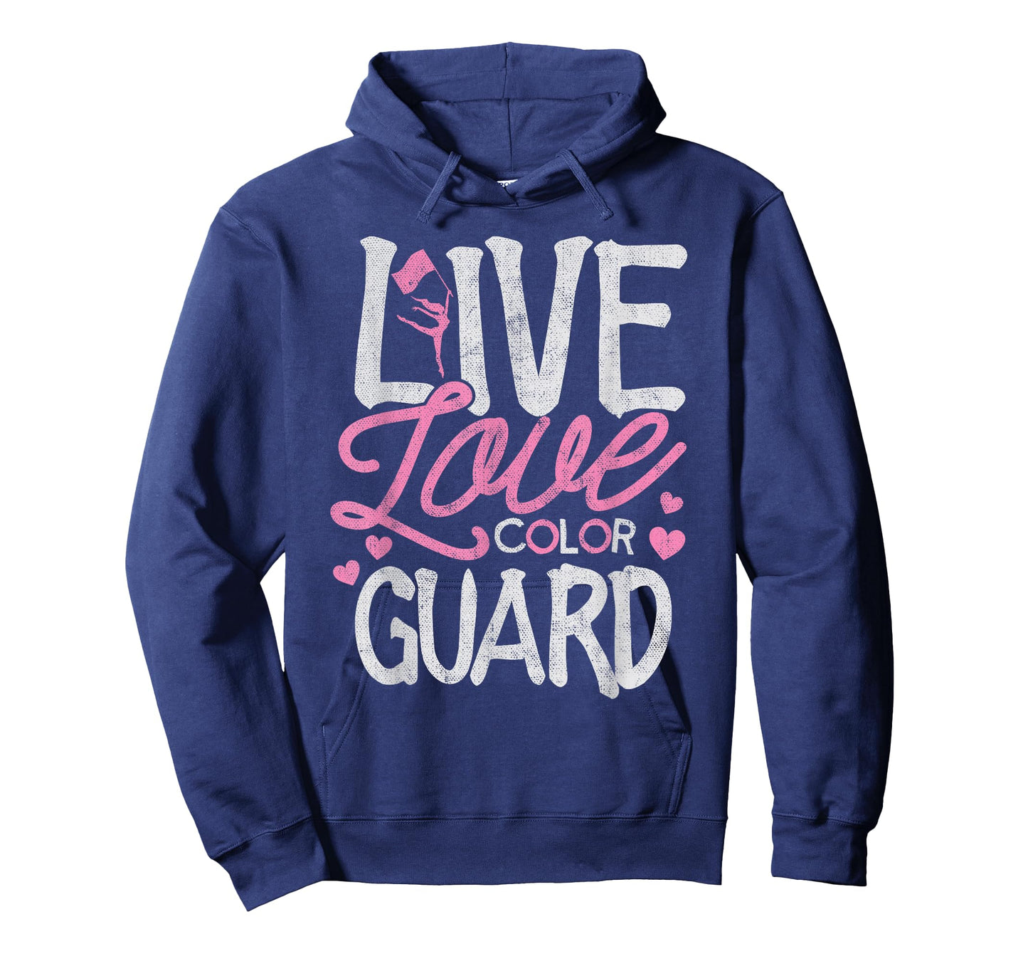 Color Guard Shirt Love Color Guard Marching Band Flag Toss T-Shirt