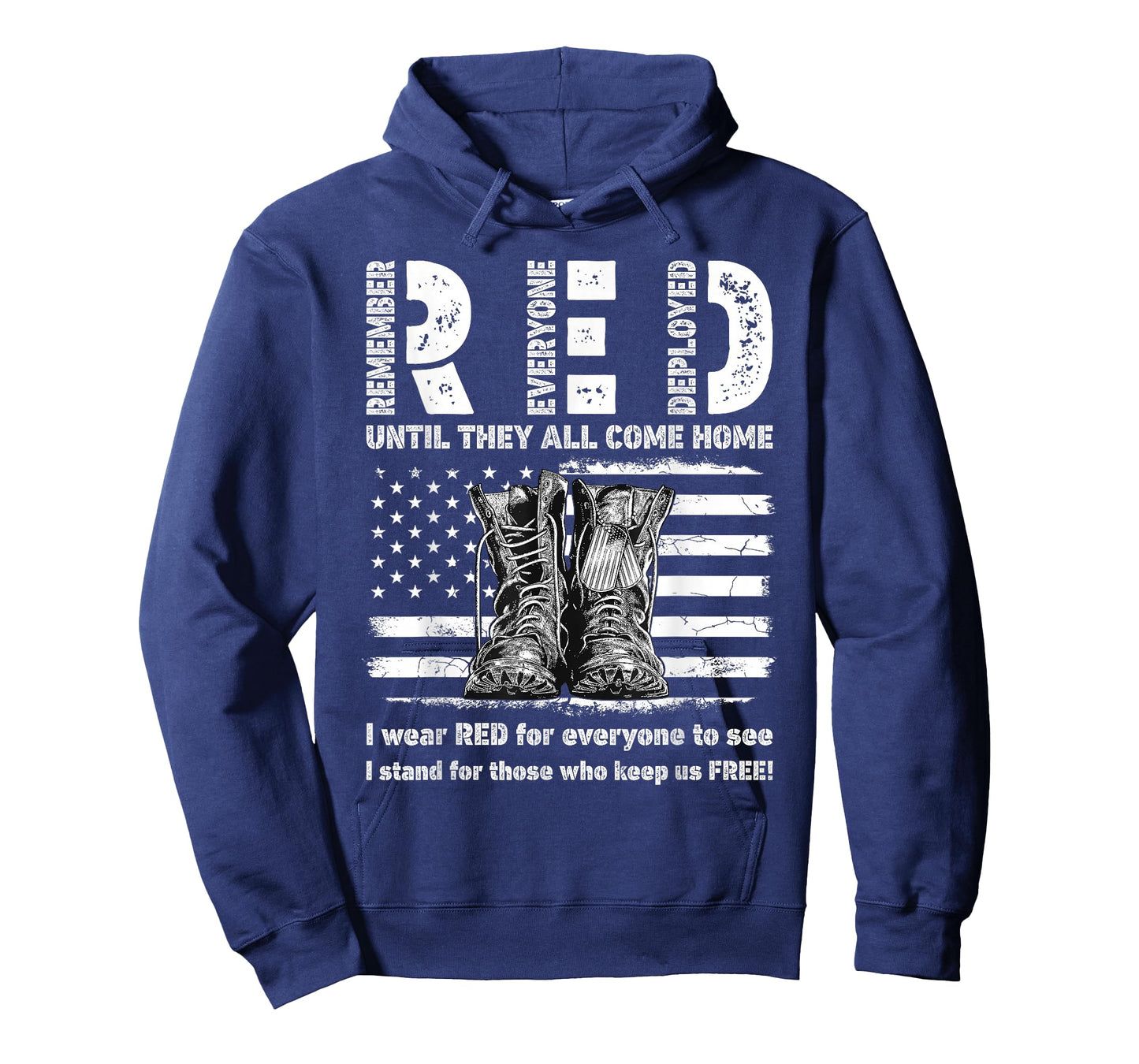 Until They Come Home US Flag Patriotic Red Friday Military T-Shirt