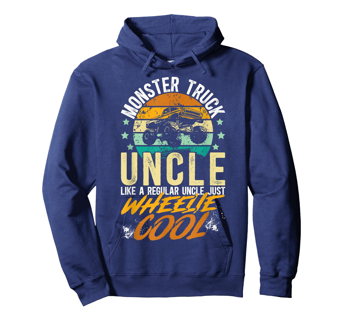 Monster Truck Uncle Wheelie Cool Monster Truck Uncle T-Shirt