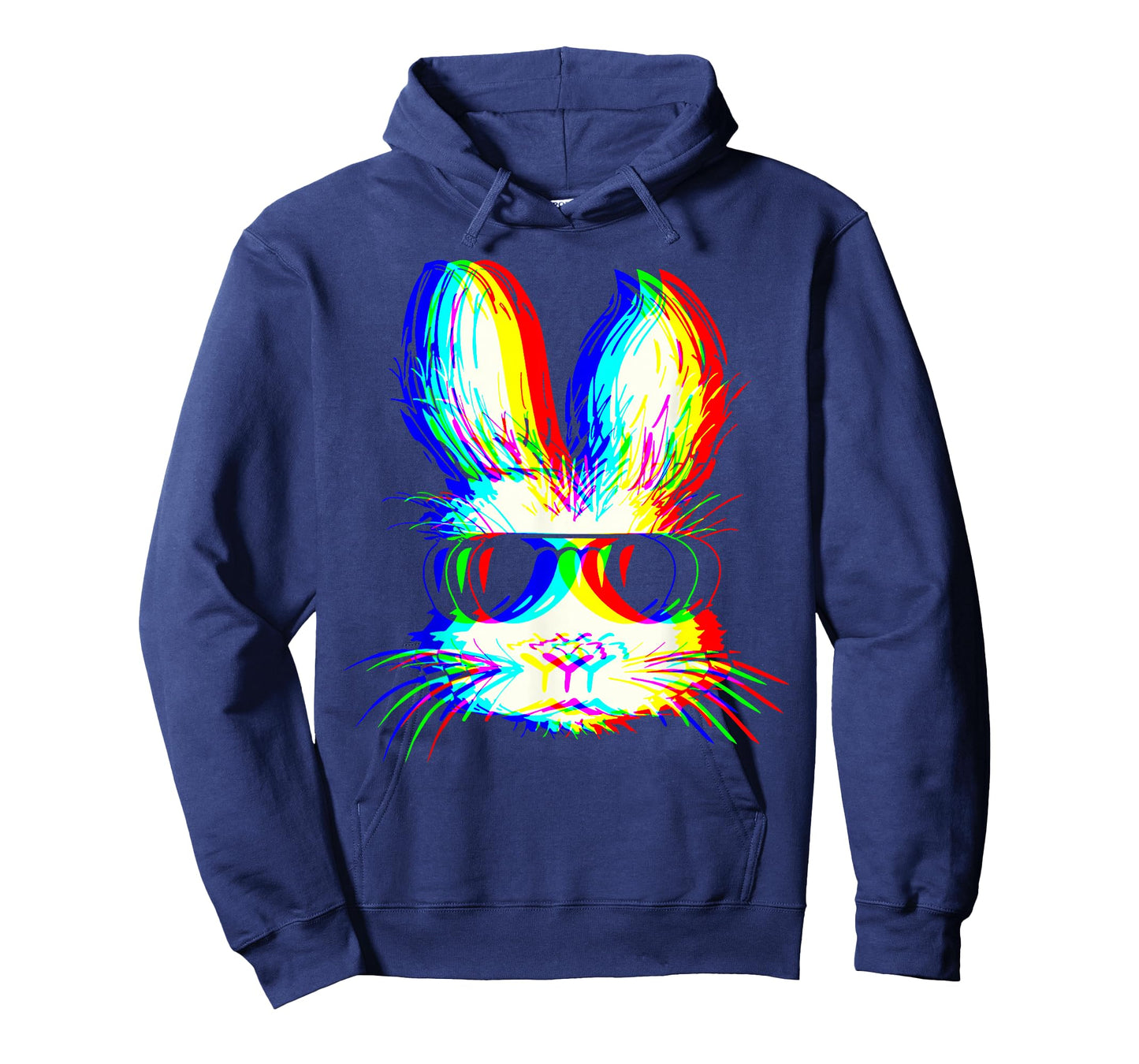 Bunny Trippy Vaporwave Easter Techno Rave EDM Music Party T-Shirt