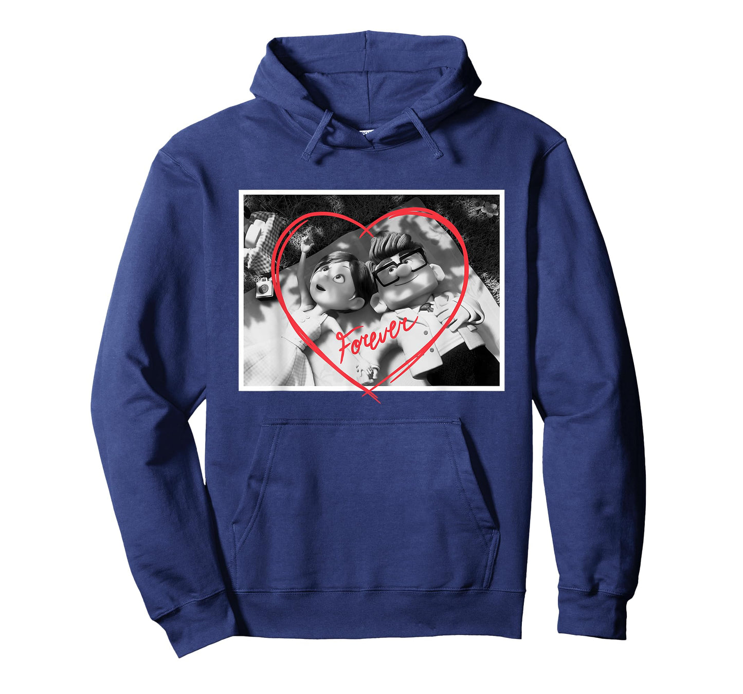 Disney Pixar UP Carl and Ellie Forever Heart T-Shirt