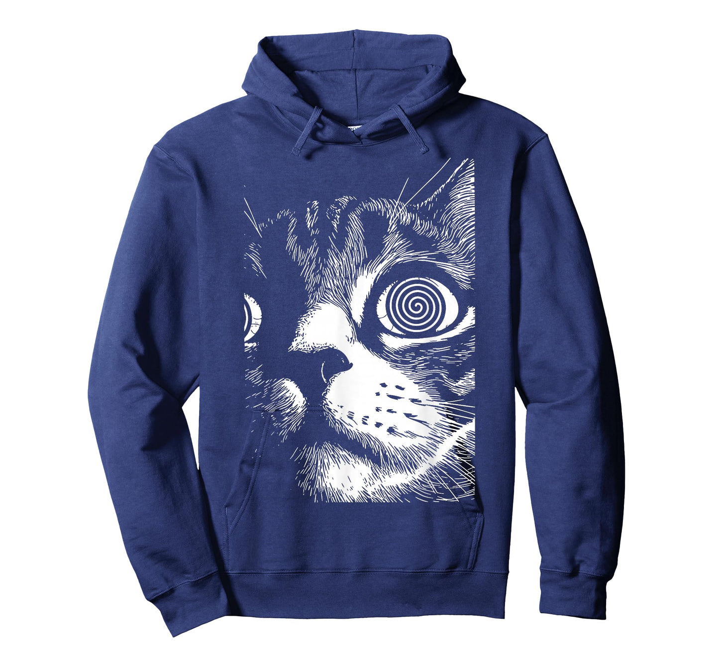 Psychedelic Cat Dark Aesthetic Crust Punk Grunge Cat Lover T-Shirt