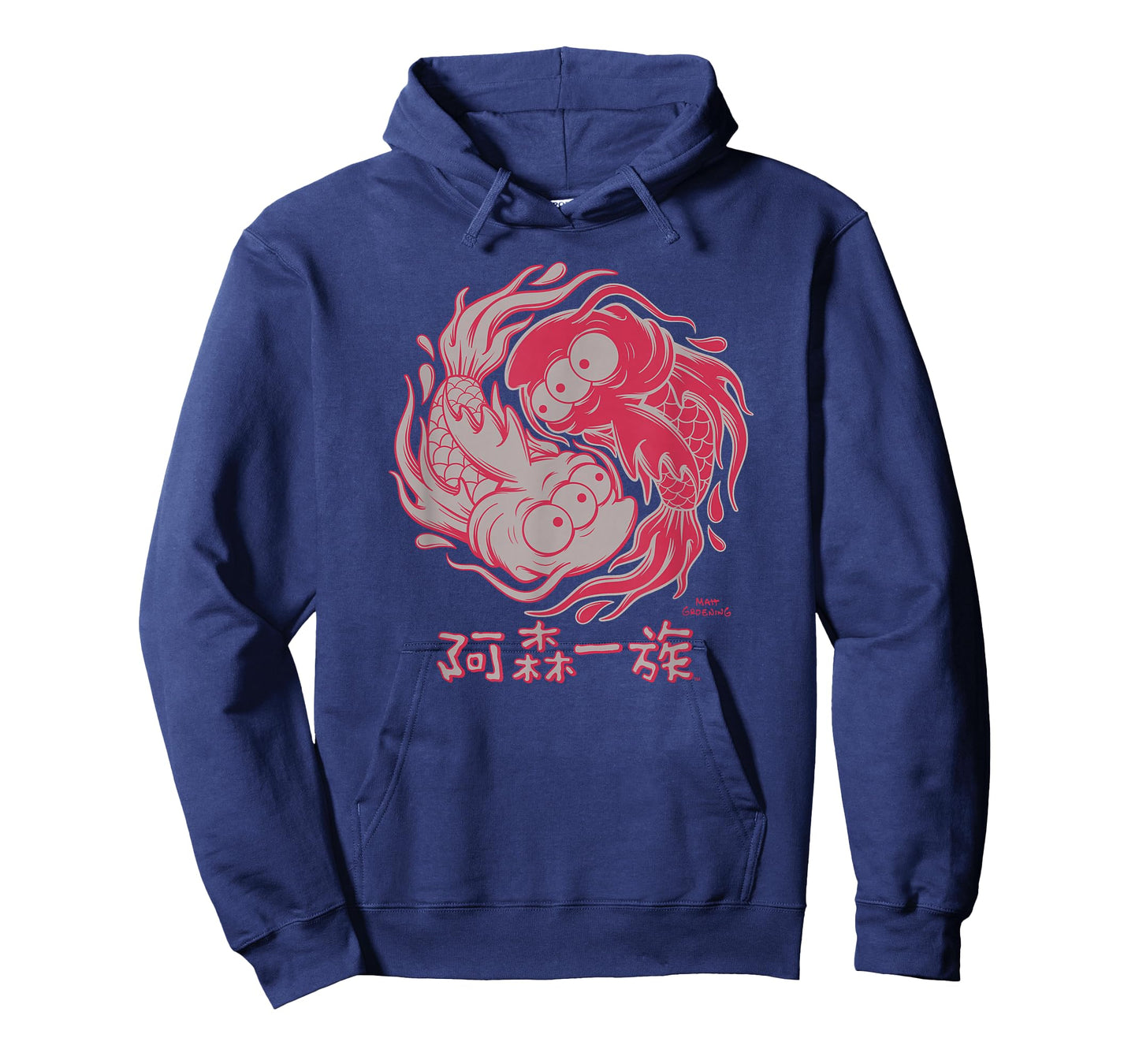 The Simpsons Koi Blinky Yin Yang Japanese T-Shirt