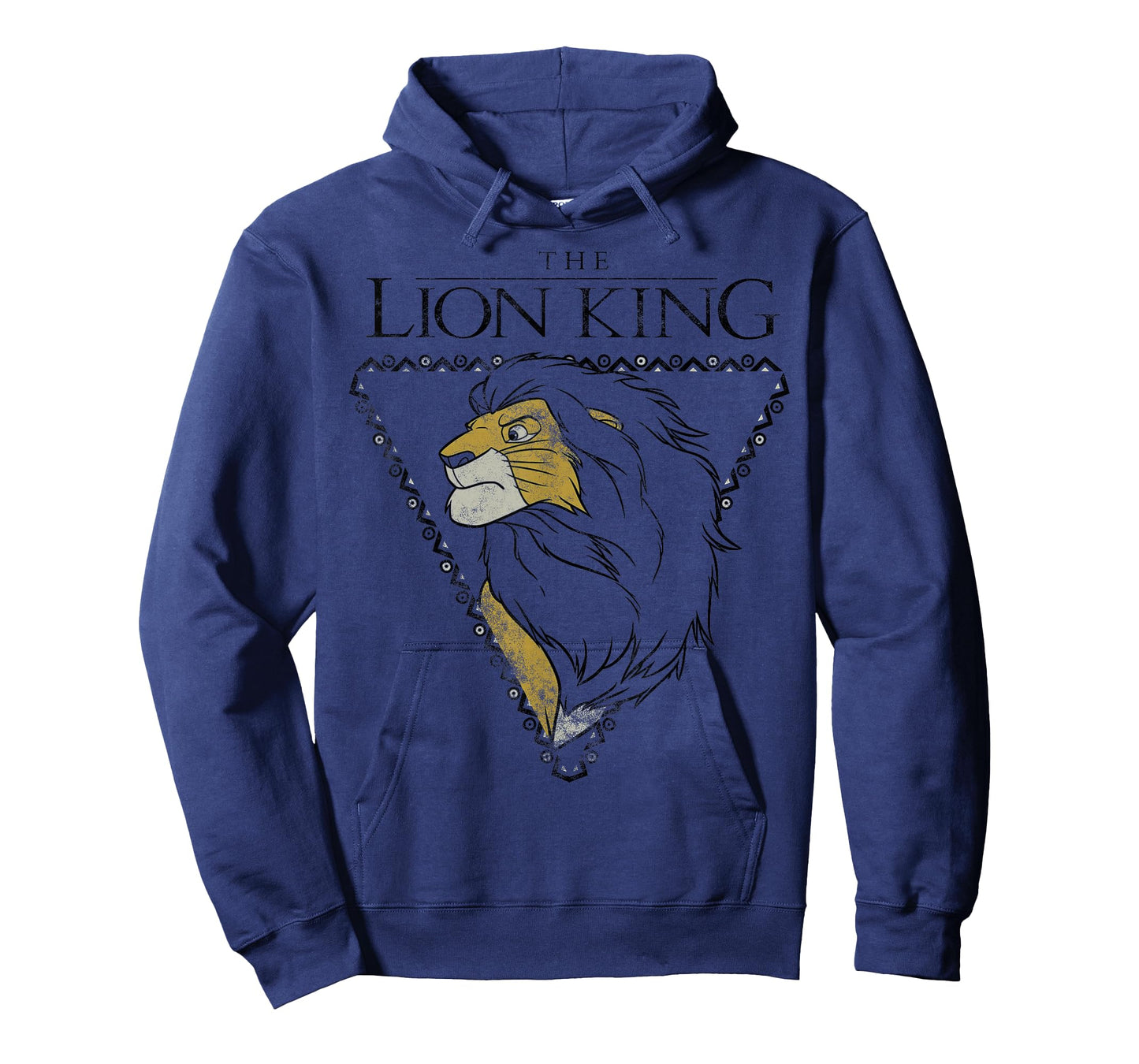 Disney The Lion King Simba Tribal Triangle Pose Distressed T-Shirt