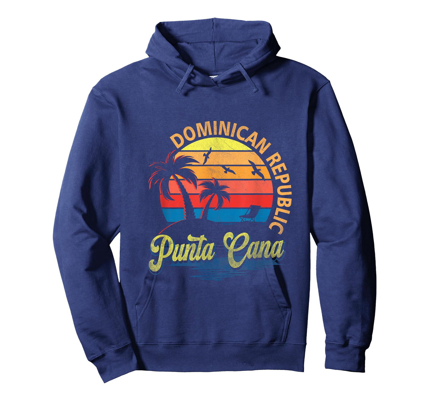 Sunset Punta Cana Beach Souvenir Dominican Republic Retro T-Shirt