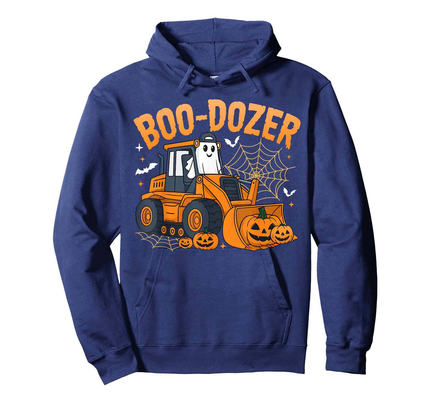 Halloween Bulldozer Ghost Boo Dozer Truck Spooky Men Boy Kid T-Shirt