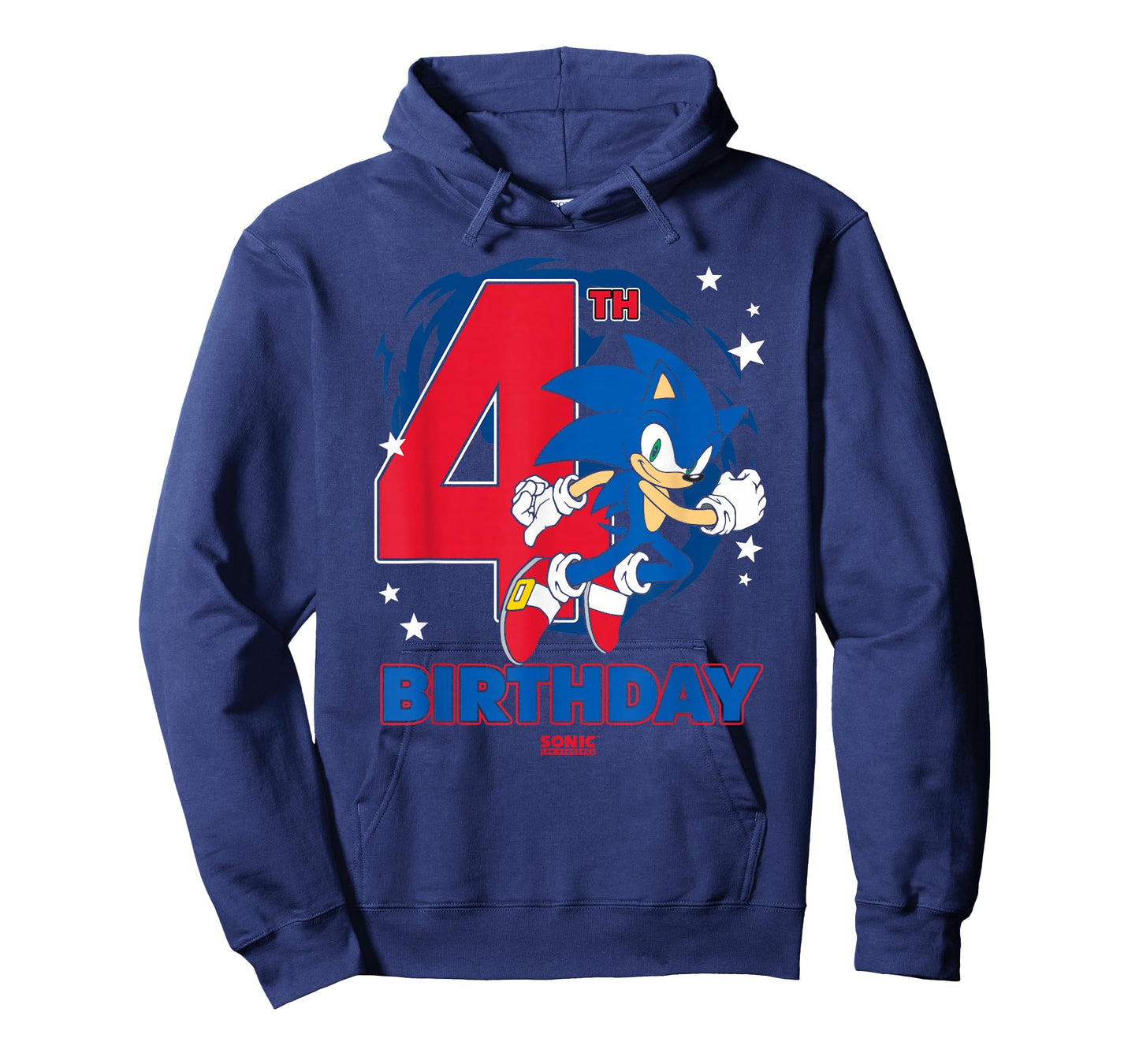 Sonic The Hedgehog 4th Birthday Epic Sonic Big Chest Logo T-Shirt