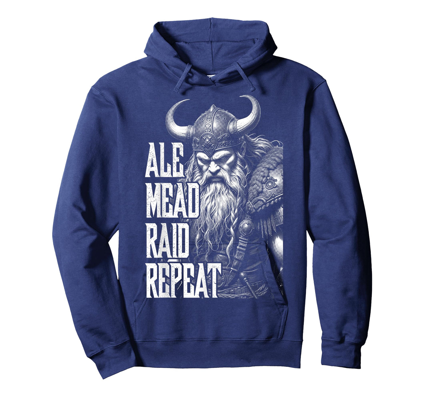 Viking Warrior Ale Mead Raid Repeat Norse Mythology Valhalla T-Shirt