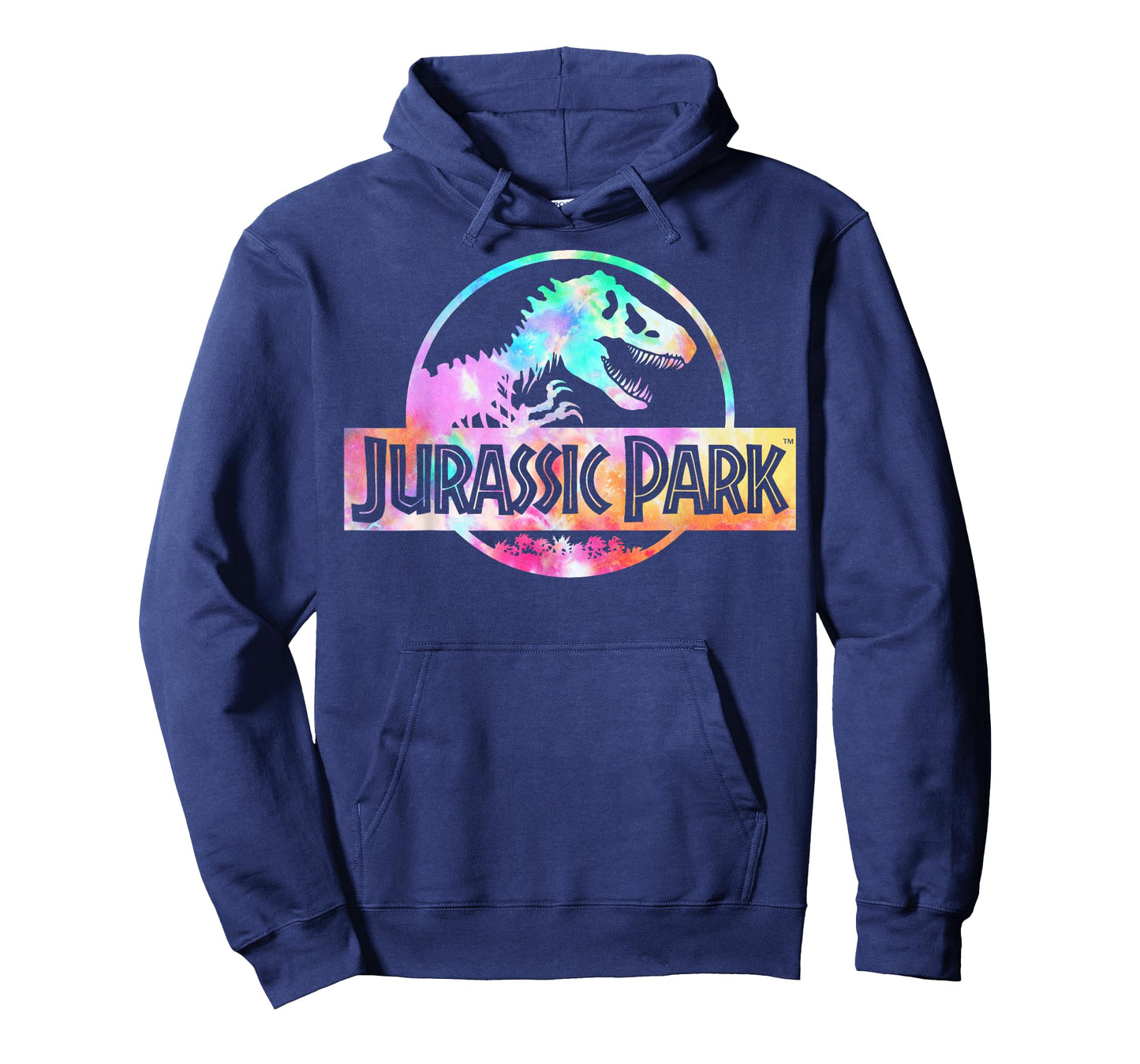 Jurassic Park Logo Tie Dye Gloss Graphic T-Shirt T-Shirt