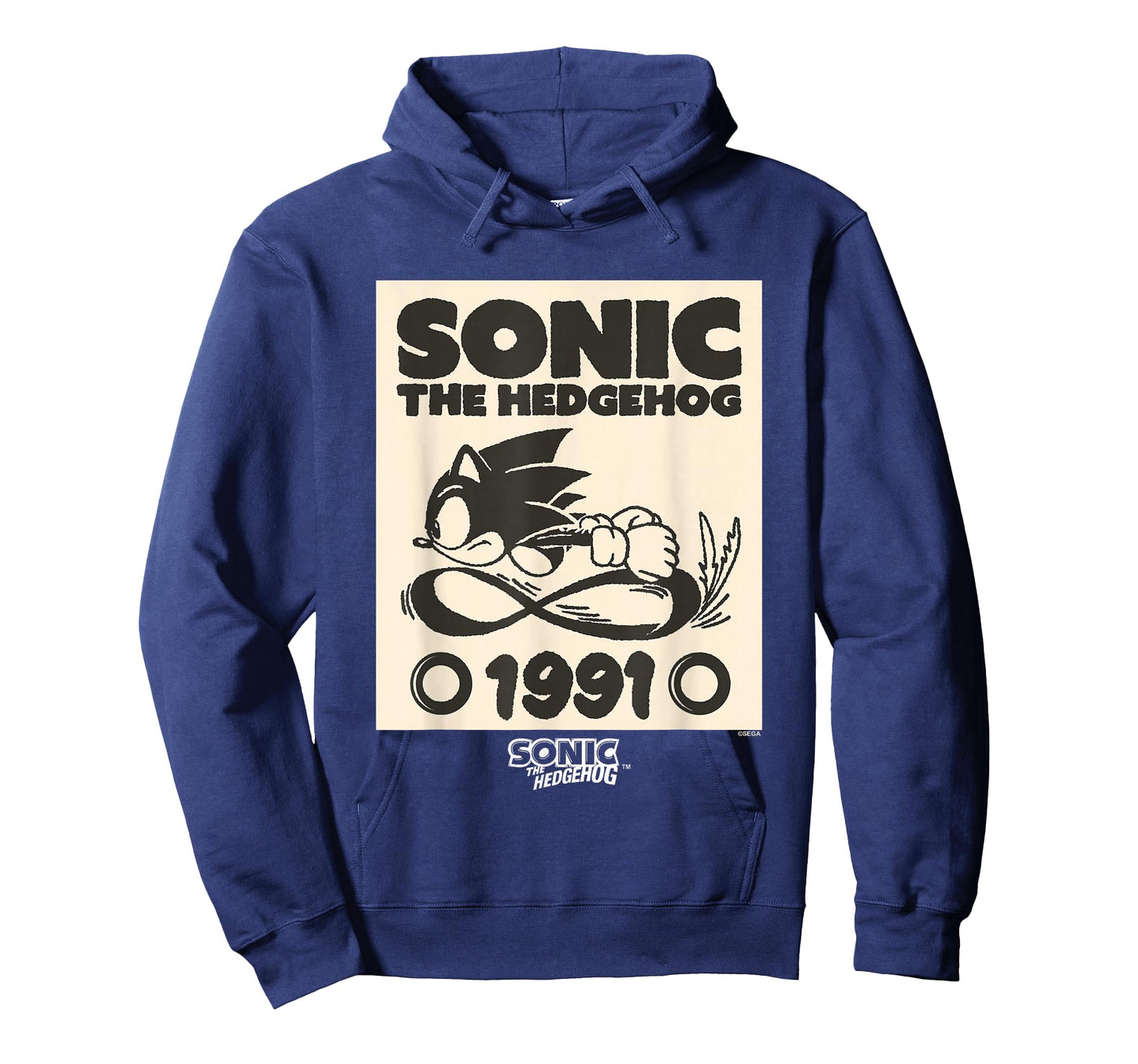 Sonic The Hedgehog 1991 Epic Run Vintage Sketch T-Shirt