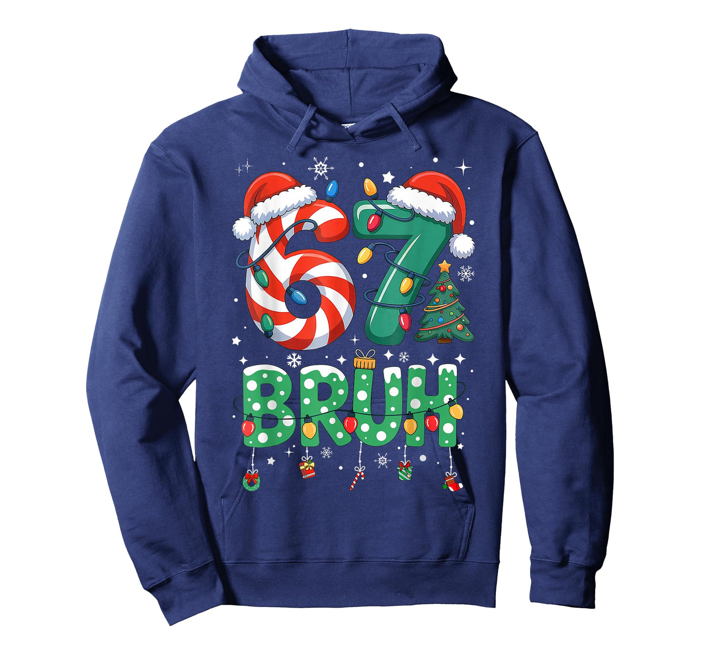 67 Six Seven Burh Funny Christmas 6 7 Meme Men Women Kids T-Shirt