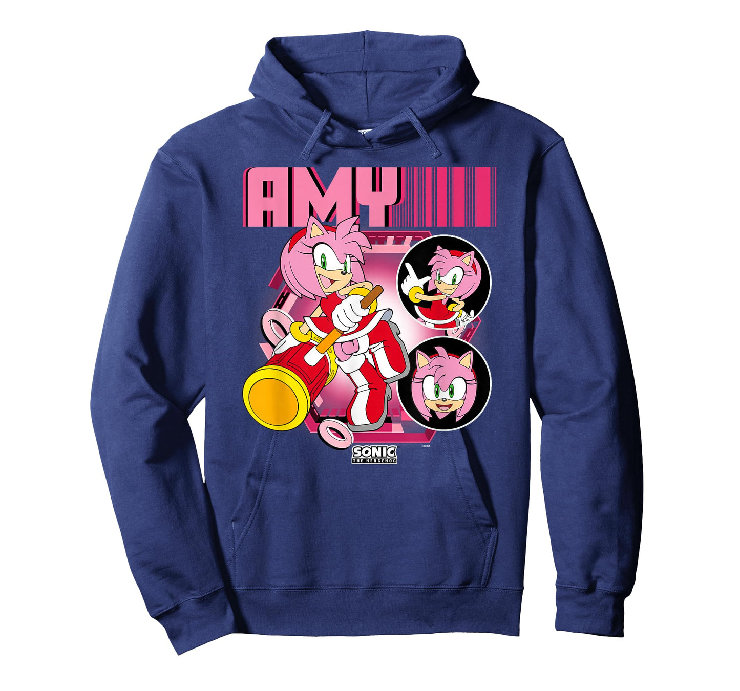 Sonic The Hedgehog Amy Rose Multi Pose Poster T-Shirt