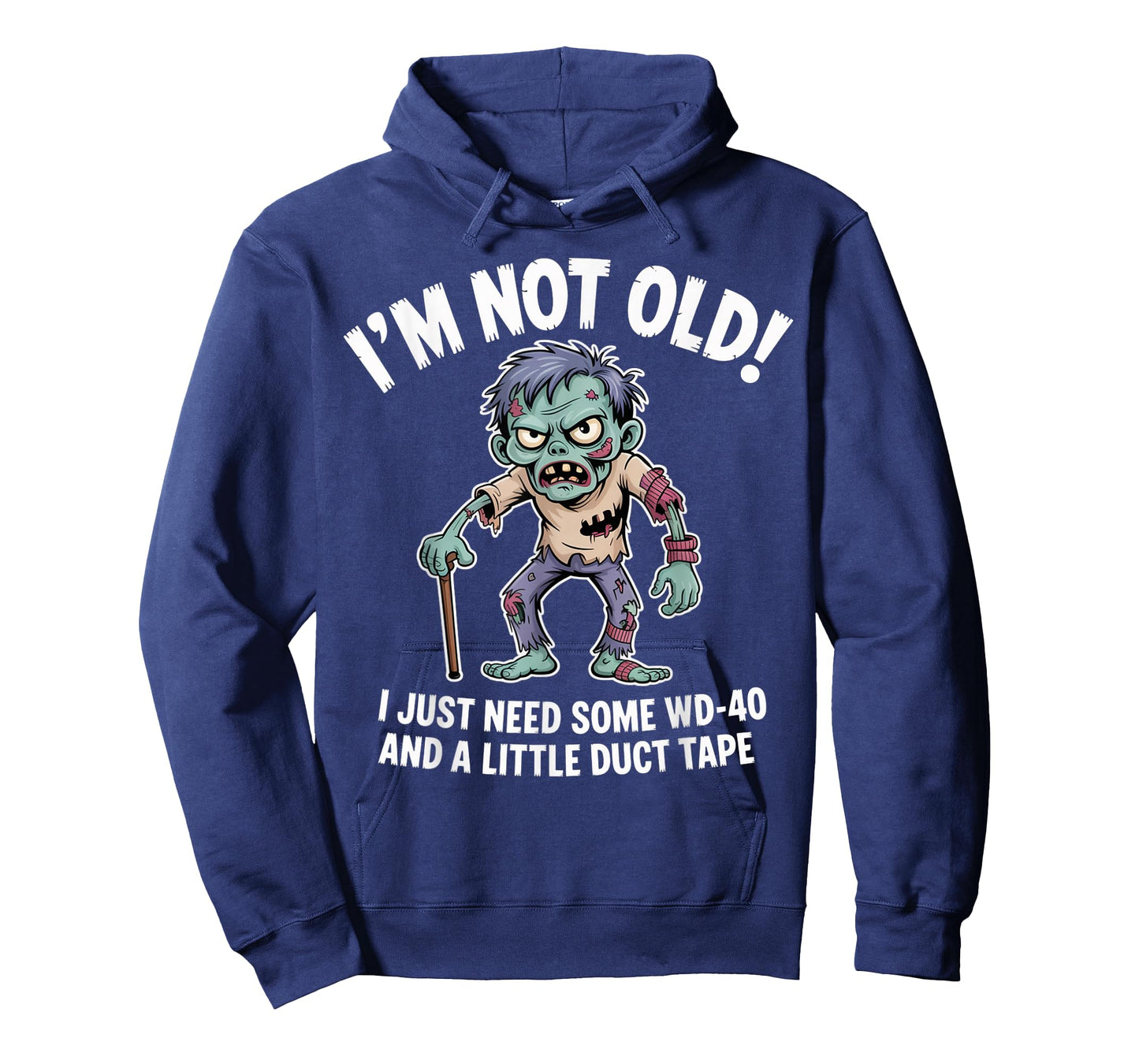 Grumpy Zombie Iโm Not Old Just Need WD-40 and Duct Tape T-Shirt
