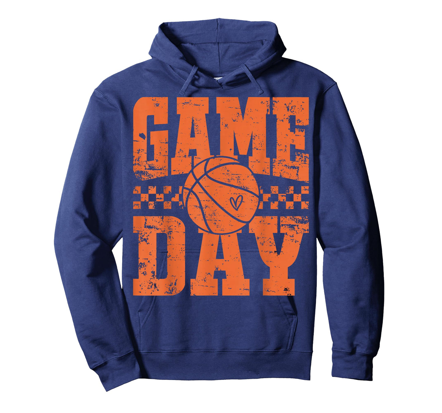 Retro Basketball Game Day Distressed Basketball Mom Boys Men T-Shirt