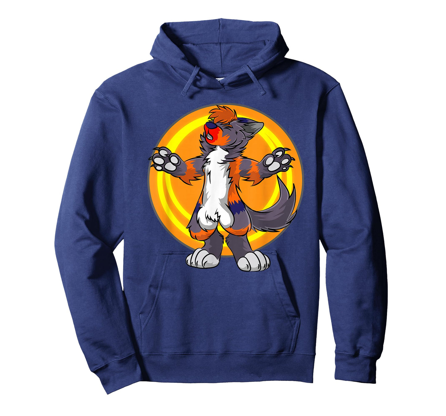 Howling Wolf Wolves Fursona Furry Shirt Gift Women Men Kids T-Shirt