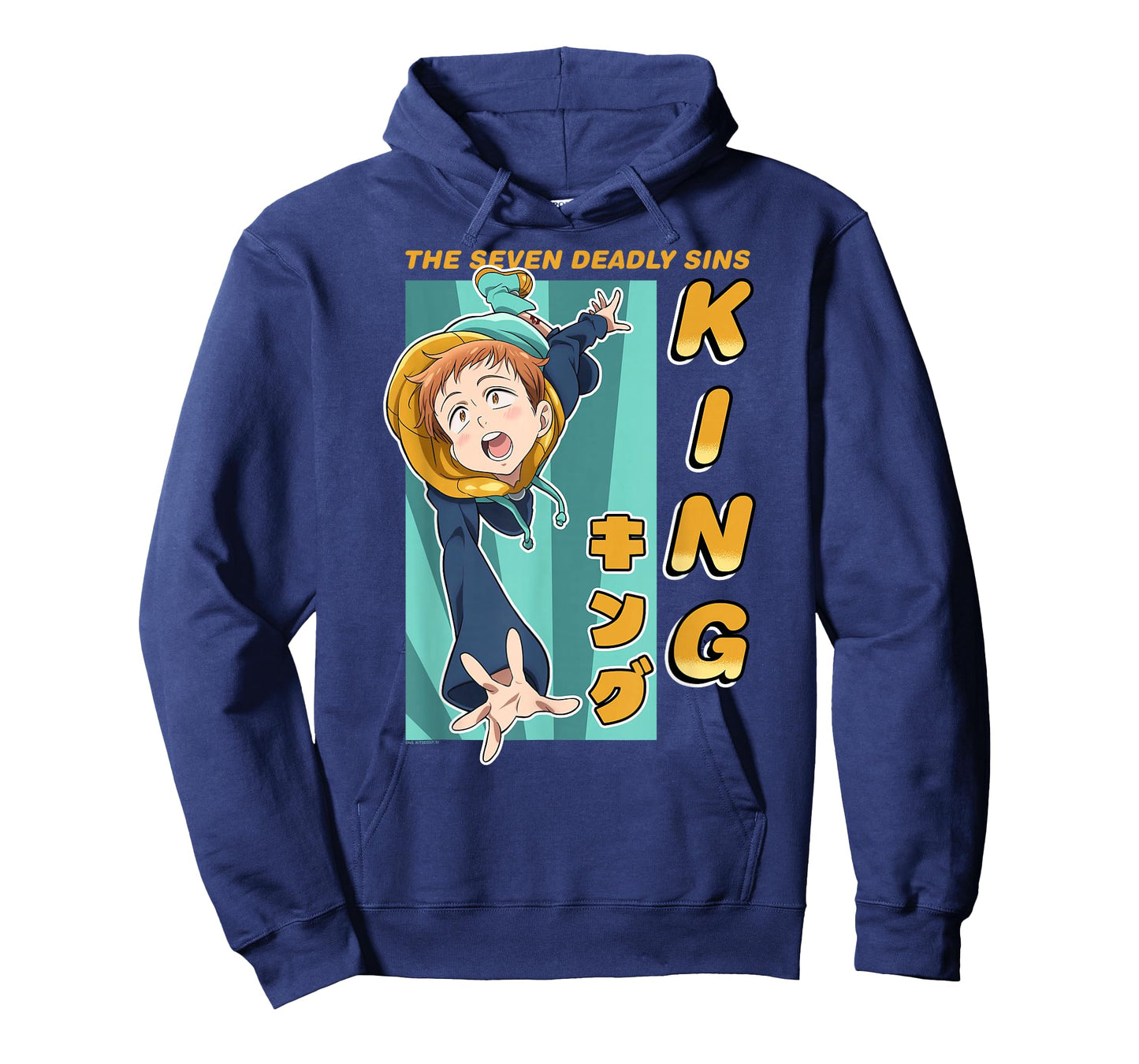 The Seven Deadly Sins King Colorful Portrait Anime T-Shirt