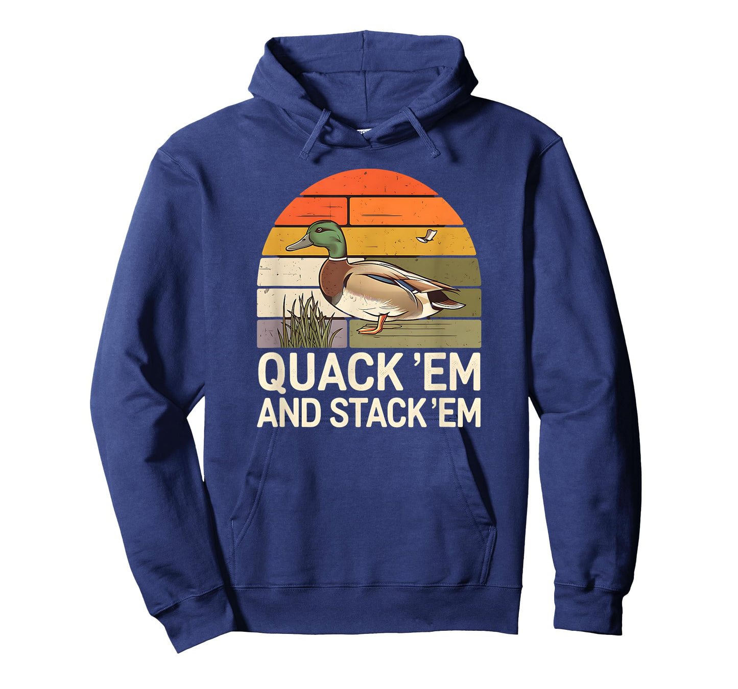 Duck Hunting Funny Mens Mallard Hunter Waterfowl USA Patriot T-Shirt