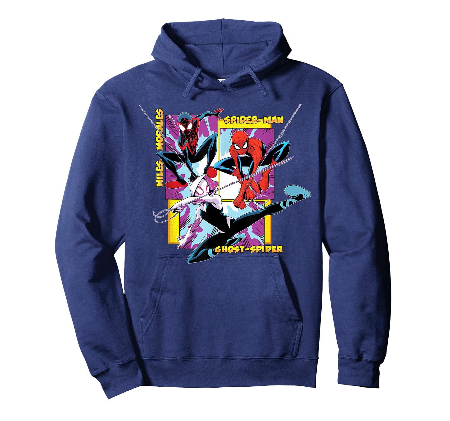 Marvel Spider-Man Miles Morales Ghost-Spider Web-Swing Trio T-Shirt